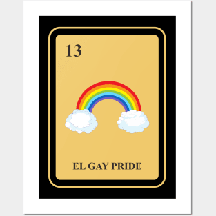 Mexican El Gay Pride lottery Shirt I traditional Cute Sassy Posters and Art